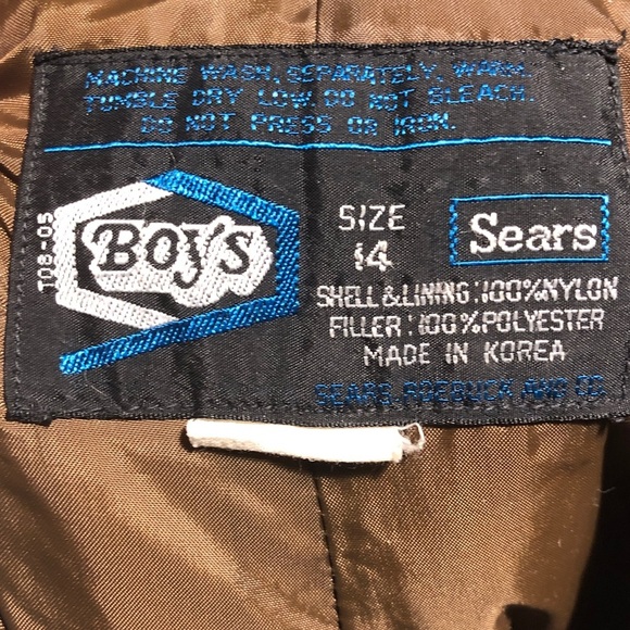 Vintage 80’s Sears Brown Overalls - Picture 2 of 16
